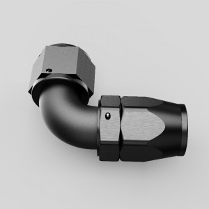 Dòng chảy đầy đủ 90 độ Một ống xoay cắt kết thúc