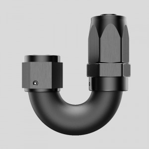 Nhôm 180 độ một mảnh xoay đầu xoay cuối AN4 AN6 AN8 AN10 Phụ kiện