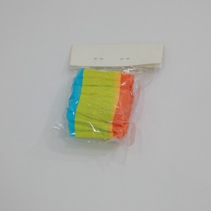 Bánnóng Macaron màu crepe giấy Tassels Vòng hoa Roll Vòng hoa Giáng sinh Trang trí tiệc cưới