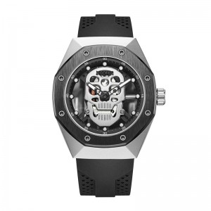 Cao Baogela XEM SKELETON Đàn ông hốc hác bằng cổ tay không thấmnước quay số Skull Dials Military Sports Watch Man Relogios Masculino 1902