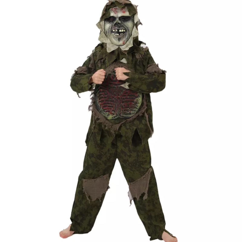 Quái vật đầm lầy Thing Thing Halloween Terror Cosplay Trang phục cho trẻ em