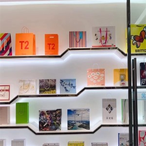 Túi đóng gói tùy chỉnh túi đồ quà tặng túi xách túi túi xách túi túi xách độc quyền logo in 5 màu giấy in túinraft túi Kraft