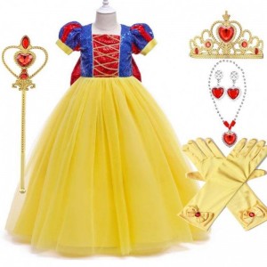 Cô gái Bữa tiệc sinhnhật Đèn lồng Lantern Snow White Princess Dress cho trẻ em cô gái Snow White Party Dress HCSW-008