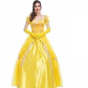 Cosplay Belle Princess Dress Lady Dresses For Beauty and the Beast Women Party Trang phục
