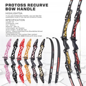 Elongarrow 68inch/70inch ET-11 ILF recurve Bow Bowery Bow