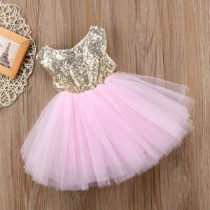 Bán hàngnóng trẻ em quần áo puffy princess váy sequins em bé hoa backless váy tutu