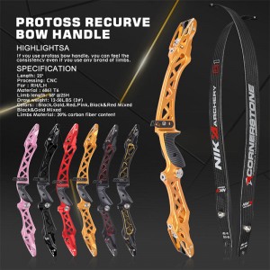 Elongarrow 68inches rh/lh recurve cung với carbon carbon