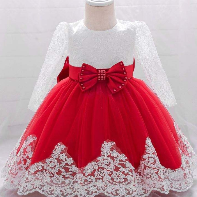 Baige Little Girl Quần áo trẻ sơ sinh Tiệc cưới phù dâu váy cho bé gái L1940XZ