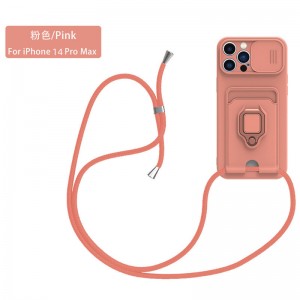 Sản phẩm mới phù hợp vớinắp bảo vệ của Apple iPhone14Pro Max, Push Window Dưới hệ thống treo dây điện thoại di động chống va chạm