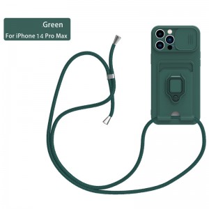 Sản phẩm mới phù hợp vớinắp bảo vệ của Apple iPhone14Pro Max, Push Window Dưới hệ thống treo dây điện thoại di động chống va chạm