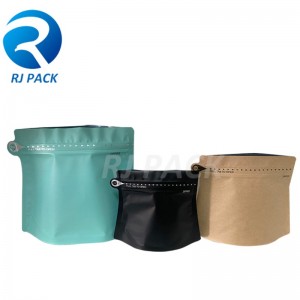 Hình dạng kim cương đứng lên túi với khóa kéo bỏ túi