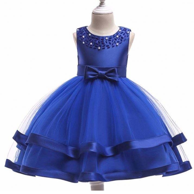 Baige Hot Sales Girl Party Wear Children Frocks Design Dress Baby Party L5017