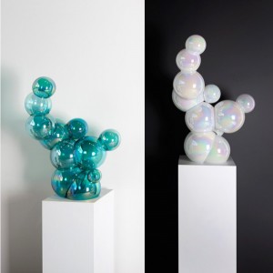 Cơ sở điêu khắc vuông màu trắng