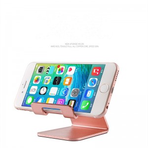 Khung điện thoại di động có thể in món quà logo của công ty kim loại Lazy Mobile Phone Tablet Khung phổ quát