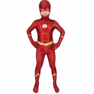 Bán trực tiếpnhà máy The Flash Season 5 Barry Allen Kids Superhero Trang phục và trang phục cosplay
