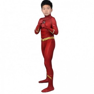 Bán trực tiếpnhà máy The Flash Season 5 Barry Allen Kids Superhero Trang phục và trang phục cosplay