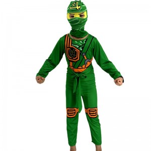 Ninja le cosplay go animenhập vai trang phục chàng trai và cô gái jumpsuit halloween party set