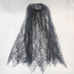 Black Spiderweb Cloak Cape cho trẻ em Trang phục trang phục Halloween Halloween Trang trí