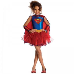 Sale Sale Justice League Child \\\\ Supergirl Tutu Dress Trang phục Halloween cho các cô gái