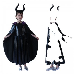 Trang phục Halloween Châu Âu và Trẻ em Hoa Kỳ Phù thủy đen Phù thủy Phép Cosplay Trang phục
