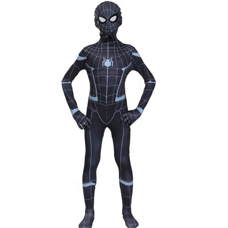 TV MAASK TVE tuyệt vời&FILM Avenger Halloween Cosplay Quần áo cho trẻ em&adults Superhero Black Spiderman Trang phục