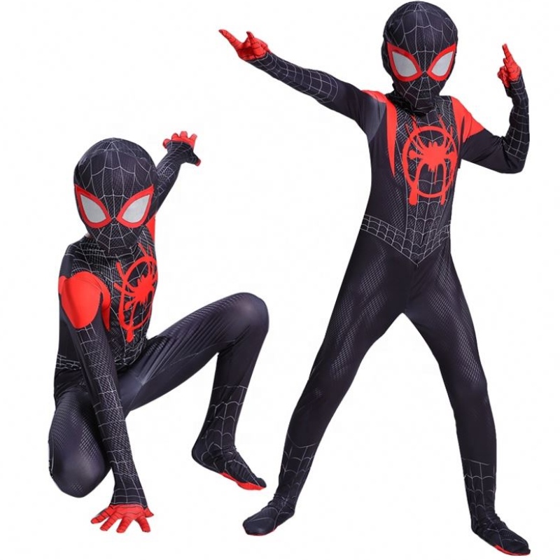 Superhero Black Zentai Suit cho Halloween TV&movie Cosplay Black Spider Man Trang phục cho trẻ em&adults