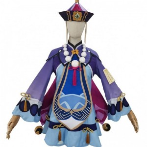 AliExpressnóng bán genshin Tác động của Qiqi Trang phục Huisoul Night Zombie Halloween Comic Cosplay Cosplent Trang phục