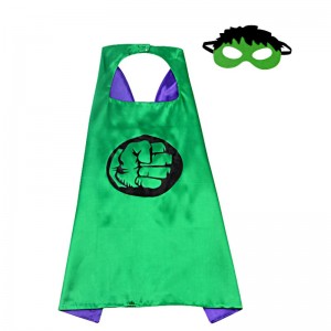 Siêu anh hùng Halloween Bán buôn Bộ trang phục Cosplay Kids Người lớn HERO CAPE