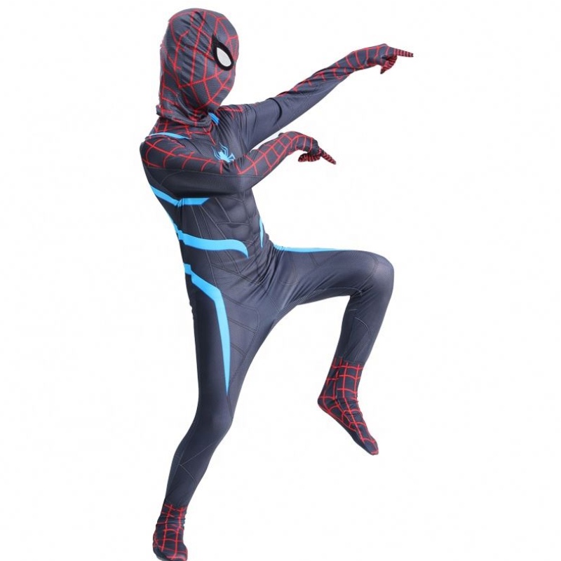 2022 Trò chơi phim sinhnhật Anime Superhero Cosplay Jumpsuit Spiderman Trang phục