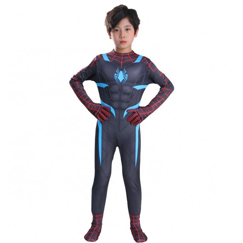 2022 Trò chơi phim sinhnhật Anime Superhero Cosplay Jumpsuit Spiderman Trang phục