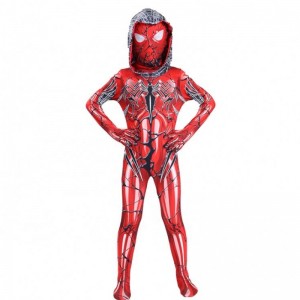 2022 MỚI Màu đỏ Fullbody phù hợp với Halloween Party TV&movie Cosplay Anime Jumpsuit Spiderman Trang phục