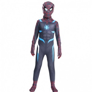 Trò chơi phim truyền hình cơ bắp mới Game Parent-Children Boys Kid Amazing Black Red Superhero Jumpsuit Halloween Anime Cosplay Spiderman Trang phục