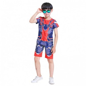 Phong cách mới Polyester Sport phù hợp với trang phục thông thường Halloween Party Cosplay Spiderman Suit
