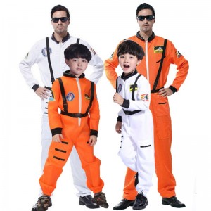 Trang phục Halloween Trẻ em Đàn ông và Phụnữ Cosplay Show Space Suit Astronaut Trang phục Trang phục thí điểm