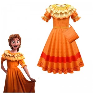 Encanto madrigal cosplay trang phụcnữ cô gái trang phục ưa thích cho lễ hội lễ hội Halloween công chúa hoa tai Mirabel Trang phục