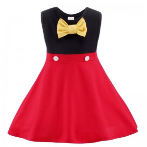 Váy công chúa váy váy cho các cô gái elsa&anna party mặc quần áo cotton mềm mùa hè một dòng trang phục trẻ em