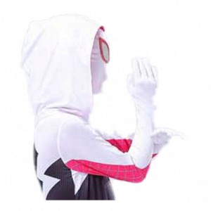 Bánnóng Halloween cosplay quần bó sát cho phụnữ trang phụcnhện Gwen với mũ đội đầu cho trẻ em