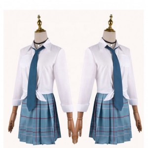 Anime My Dress-Up Darling Marin Kitagawa Cosplay Cosplent School Đồng phục Trang phục trang phục Halloween Carnival Suit