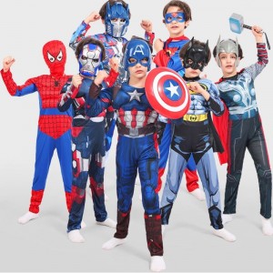Trong kho Superhero Halloween Trang phục trẻ em
