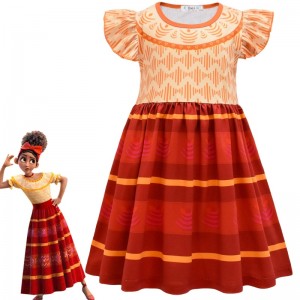 Mới Charm Mirabell Madrid Animation Trang phục Girls Princess Dress Halloween Carnival Cosplay Trang phục Luisa Madrigal Cosplay