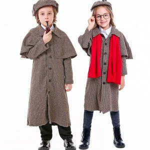 Girl Boy Detective Sherlock Holmes Vai trò Sherlock Holmes Trang phục cho ChildHCBC-012