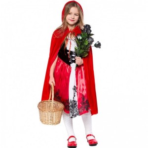 Girls Kids Halloween Trang phục Little Red Riding Hood cho Girls DGHC-087