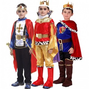 Bữa tiệc Halloween Fancy Dress Up Knight Carnival Warrior Prince King Trang phục cho các chàng trai HCBC-021