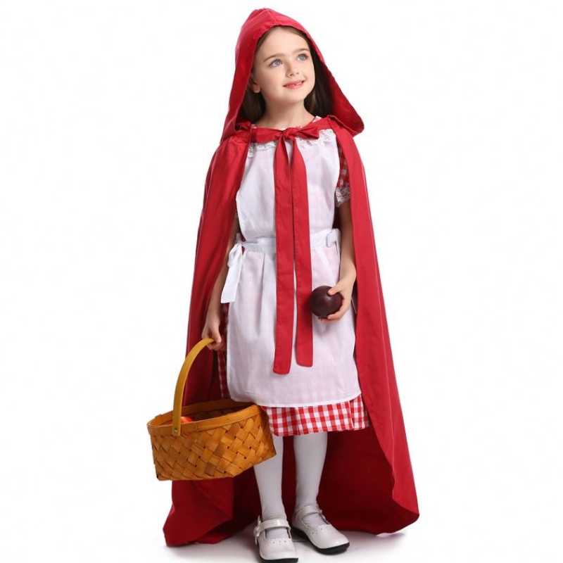 Halloween Purim Women Girl Classic Little Red Riding Hood Trang phục Trang phục Cape Fantasy Fancy Dress