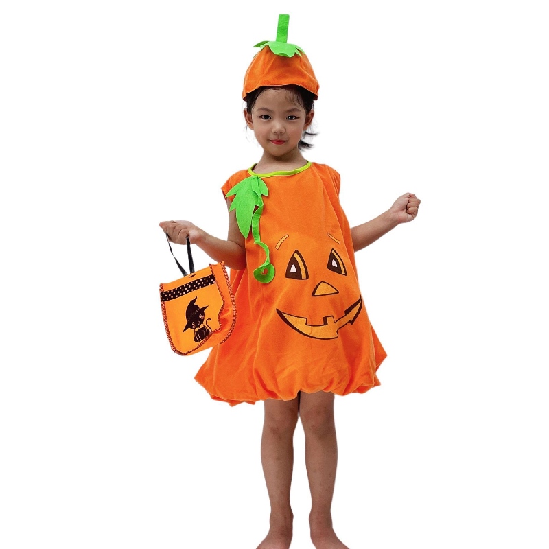 Trang phục bíngô Halloween của trẻ em mặc quần áo biểu diễn quần áo biểu diễn