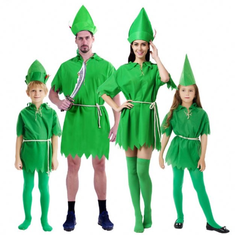 Trang phục Halloween Cosplay Theme Party Chơi trang phục cha mẹ-con Peter Pan