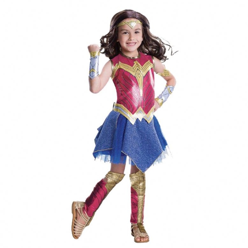 Wonder Girl Trang phục Trẻ em ăn mặc trang phục Halloween Superhero cho trẻ em