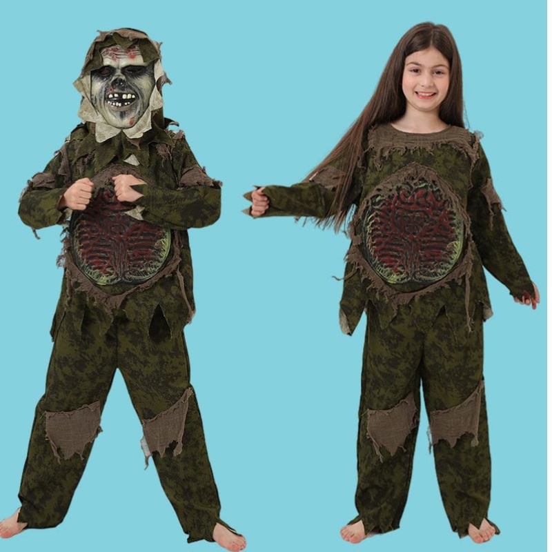Trang phục Halloween của Kid Cosplay Cosplay Boy Monster Trang phục Bộ trang phục kinh dị Quần áo Zombie