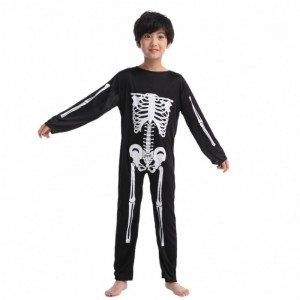 Trang phục trẻ em Halloween Zombie Cosplay Cosplay Skeleton Skull Skull Trang phục Jumpsuit Full Set Quần áo tiệc Carnival