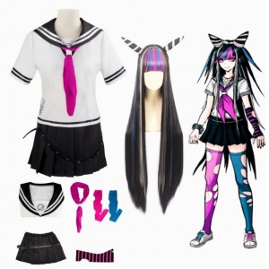 Anime Super Dangan Ronpa 2 Danganronpa Ibuki Mioda Dress Đồng phục trang phục cosplay